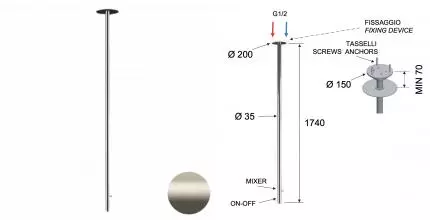 Смеситель для раковины «Remer» X-Style N17LXV сталь