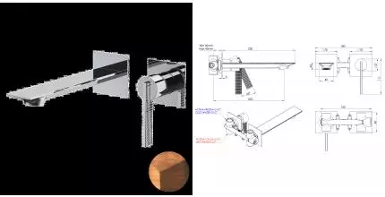 Смеситель для раковины «Daniel» Club ANC632PL64 состаренная медь Смеситель для раковины «Daniel» Club ANC632PL64 состаренная медь