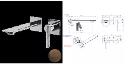 Смеситель для раковины «Daniel» Club ANC632PLOIL масляная бронза Смеситель для раковины «Daniel» Club ANC632PLOIL масляная бронза