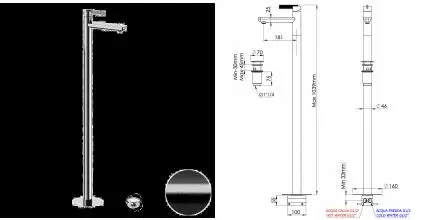 Смеситель для раковины «Daniel» Club ANC688FZ с донным клапаном брашированный чёрный хром Смеситель для раковины «Daniel» Club ANC688FZ с донным клапаном брашированный чёрный хром