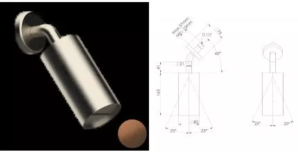 Верхний душ «Daniel» Steel SS3A578LPCA брашированная медь Верхний душ «Daniel» Steel SS3A578LPCA брашированная медь