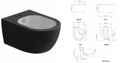 Биде подвесное биколор GSG Like LKBISOBI000/003, White/Black Matt, шт LKBISOBI000/003 · GSG, LKBISOBI000/003 Биде подвесное биколор GSG Like LKBISOBI000/003, White/Black Matt, шт LKBISOBI000/003 · GSG, LKBISOBI000/003
