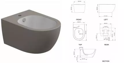 Биде подвесное биколор GSG Like LKBISOBI000/030, White/Cashmere Matt, шт LKBISOBI000/030 · GSG, LKBISOBI000/030 Биде подвесное биколор GSG Like LKBISOBI000/030, White/Cashmere Matt, шт LKBISOBI000/030 · GSG, LKBISOBI000/030