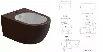 Биде подвесное биколор GSG Like LKBISOBI000/035, White/Cacao Matt, шт LKBISOBI000/035 · GSG, LKBISOBI000/035 Биде подвесное биколор GSG Like LKBISOBI000/035, White/Cacao Matt, шт LKBISOBI000/035 · GSG, LKBISOBI000/035
