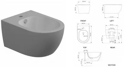 Биде подвесное биколор GSG Like LKBISOBI000/038, White/Fumo Matt, шт LKBISOBI000/038 · GSG, LKBISOBI000/038 Биде подвесное биколор GSG Like LKBISOBI000/038, White/Fumo Matt, шт LKBISOBI000/038 · GSG, LKBISOBI000/038