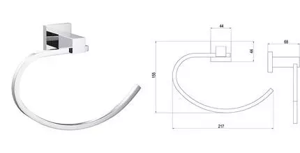 Полотенцедержатель «Timo» Selene 10050 хром