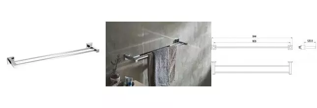 Полотенцедержатель «Timo» Selene 10056 хром