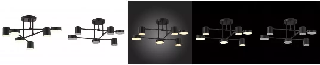 SLE201042-06 Светильник потолочный Черный/Черный LED 6*7W 4000K SLE201042-06 Светильник потолочный Черный/Черный LED 6*7W 4000K