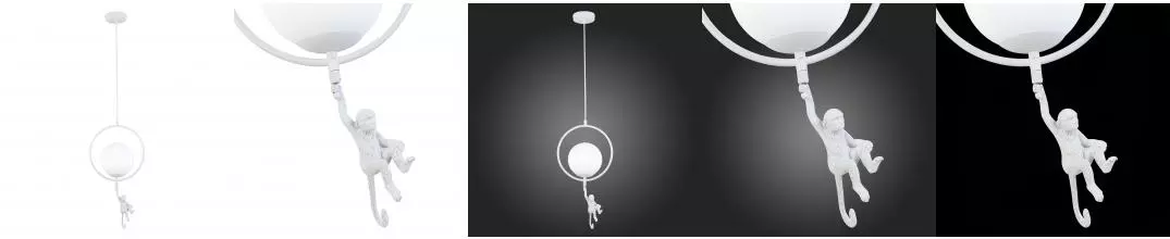 SLE115113-01 Подвес Белый/Белый E27 1*60W