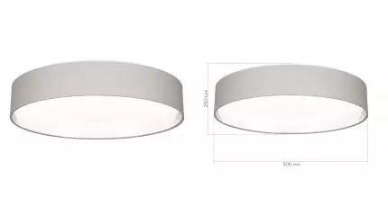 SLE300512-01 Светильник потолочный Никель/Серый, Серебристый LED 1*50W 3000K/4000K/5000K SLE300512-01 Светильник потолочный Никель/Серый, Серебристый LED 1*50W 3000K/4000K/5000K