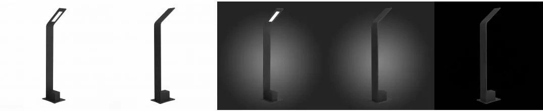 SL094.405.01 Светильник уличный наземный ST-Luce Черный/Черный LED 1*6W 4000K