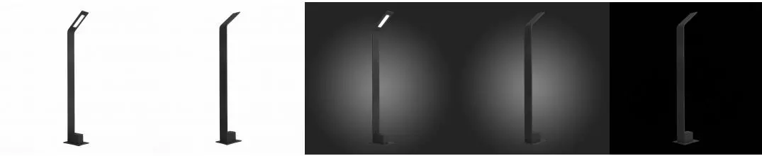 SL094.445.01 Светильник уличный наземный ST-Luce Черный/Черный LED 1*6W 4000K