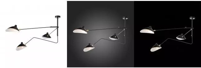 SL305.402.03 Люстра потолочная ST-Luce Чёрный/Чёрный, Белый E27 3*60W