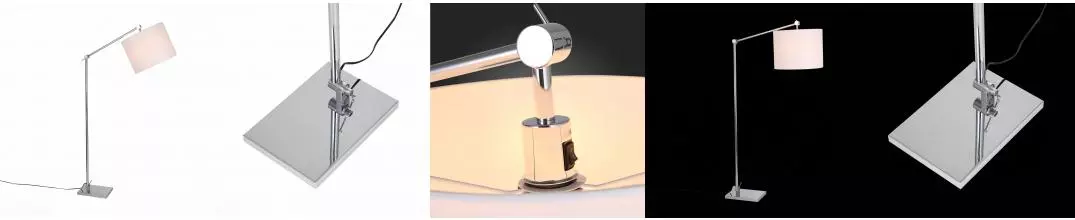 SL460.105.01 Торшер ST-Luce Хром/Белый E27 1*60W (из 2-х коробок) · Marcia, St Luce, SL460.105.01 SL460.105.01 Торшер ST-Luce Хром/Белый E27 1*60W (из 2-х коробок) · Marcia, St Luce, SL460.105.01