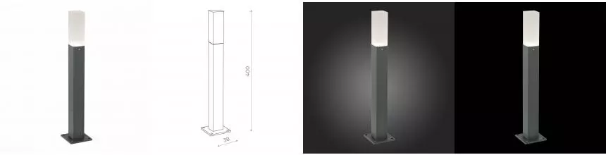 SL101.705.01 Светильник уличный наземный ST-Luce Серый/Белый LED 1*3W 4000K SL101.705.01 Светильник уличный наземный ST-Luce Серый/Белый LED 1*3W 4000K