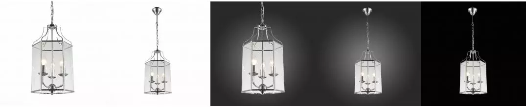 SL228.103.03 Люстра подвесная ST-Luce Хром/Прозрачный E14 3*40W