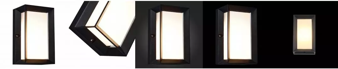SL077.411.01 Светильник уличный настенный ST-Luce Черный/Белый LED 1*6W 3000K