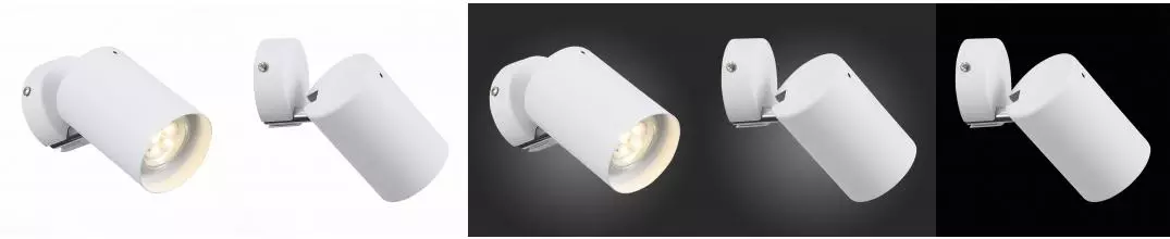 SL597.501.01 Спот ST-Luce Белый, Хром/Белый GU10 LED 1*3W · без серии, St Luce, SL597.501.01