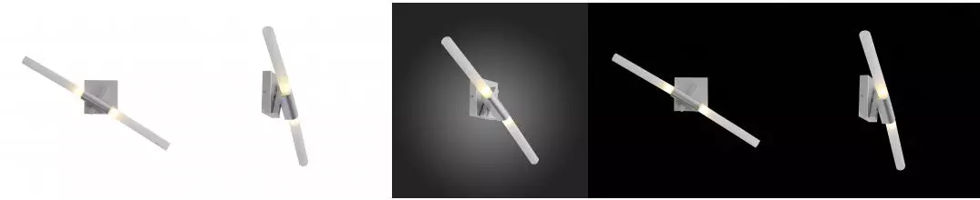 SL947.101.02 Бра ST-Luce Серебристый/Белый G9 2*5W