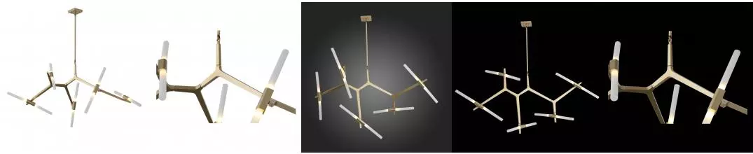 SL947.202.10 Люстра потолочная ST-Luce Золотистый/Белый G9 10*5W