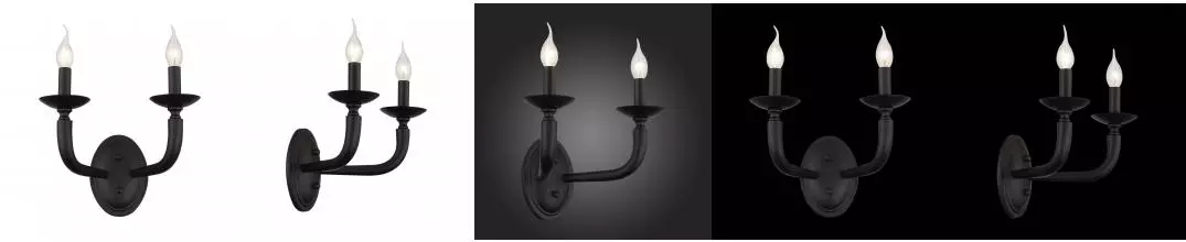 SL1114.401.02 Бра ST-Luce Чёрный E14 2*40W