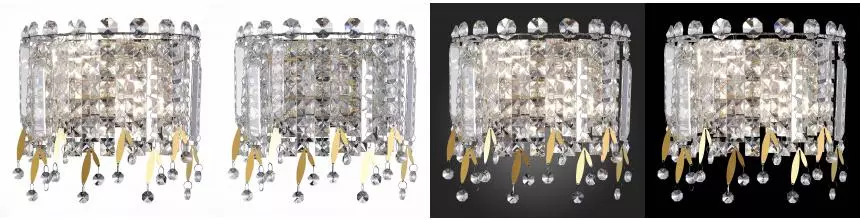 SL1655.201.02 Бра ST-Luce Золотистый/Прозрачный E14 2*40W