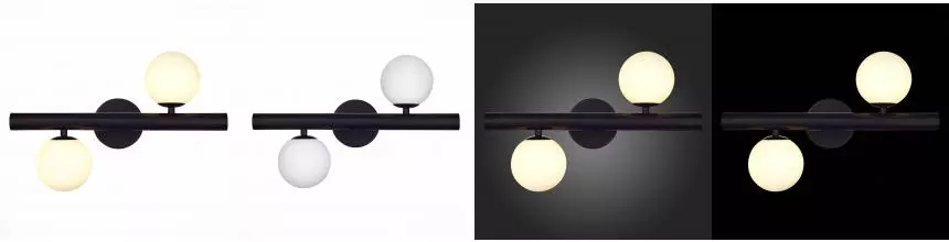 SL1185.401.02 Бра ST-Luce Черный/Белый G9 2*5W