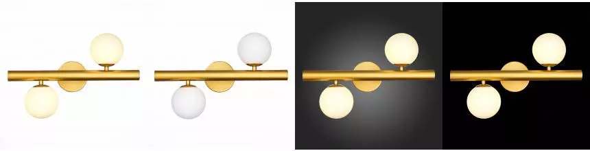 SL1185.201.02 Бра ST-Luce Золотистый/Белый G9 2*5W · Asolo, St Luce, SL1185.201.02