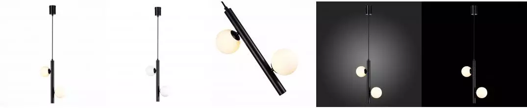 SL1185.403.02 Подвес ST-Luce Черный/Белый G9 LED 2*5W SL1185.403.02 Подвес ST-Luce Черный/Белый G9 LED 2*5W