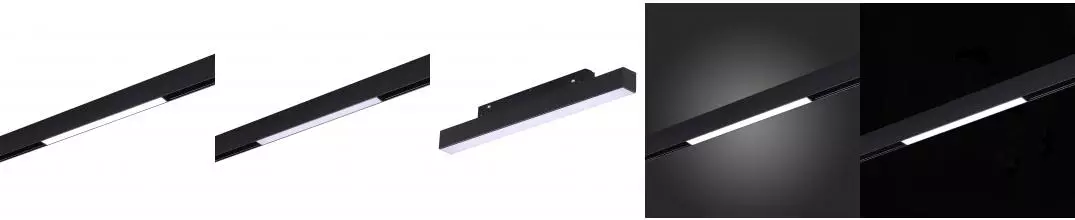 ST370.406.12 Магнитный трековый светильник SMART Черный LED 1*12W 2700K-6500K 960Lm Ra90 120° IP20 L