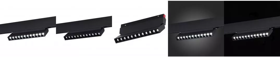 ST372.406.12 Магнитный трековый светильник SMART Черный LED 1*12W 2700K-6500K 1 080Lm Ra90 36° IP20