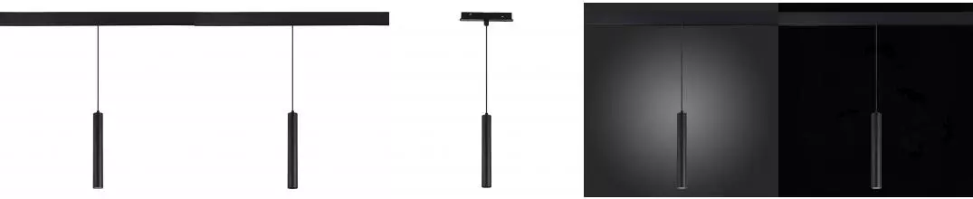 ST377.403.07 Магнитный трековый светильник SMART Черный LED 1*7W 2700K-6500K 630Lm Ra90 36° IP20 D40