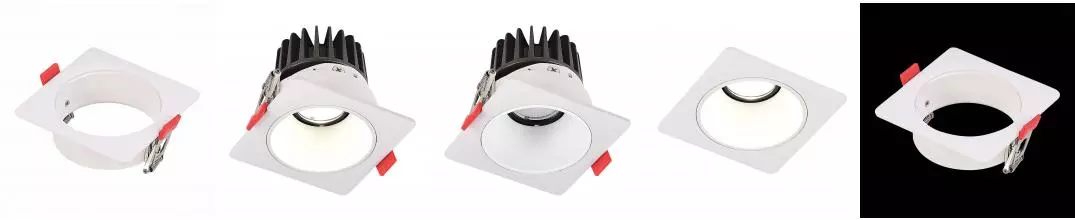 ST052.508.01 Встраиваемый корпус для светодиодного модуля серии ST850, ST851 ST-Luce Белый ST052.508.01 Встраиваемый корпус для светодиодного модуля серии ST850, ST851 ST-Luce Белый