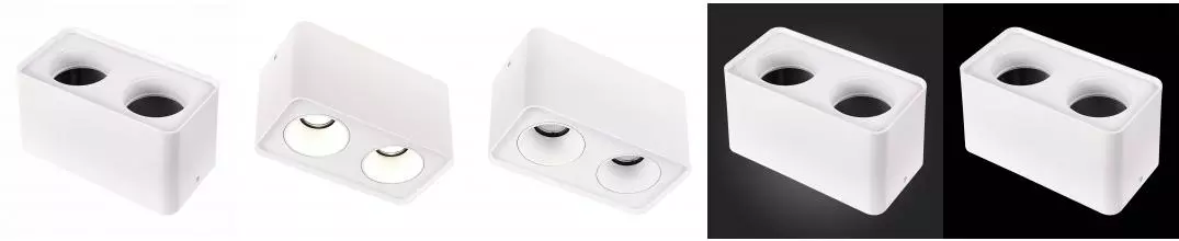 ST053.502.02 Накладной корпус для светодиодного модуля серии ST850, ST851 ST-Luce Белый