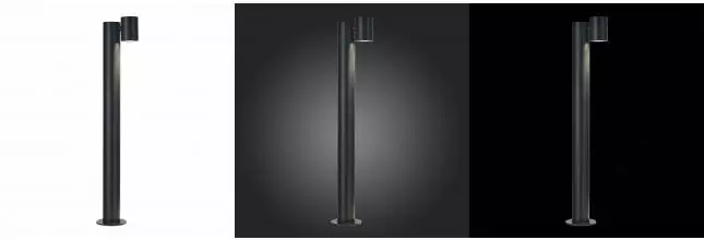 SL9003.405.01 Светильник уличный наземный ST-Luce Чёрный GU10 1*35W