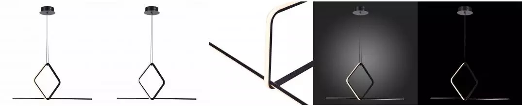 SL6113.423.01 Светильник подвесной ST-Luce Черный LED 1*35W 3000K