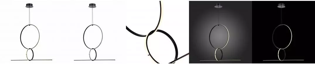 SL6113.433.01 Светильник подвесной ST-Luce Черный LED 1*50W 3000K SL6113.433.01 Светильник подвесной ST-Luce Черный LED 1*50W 3000K