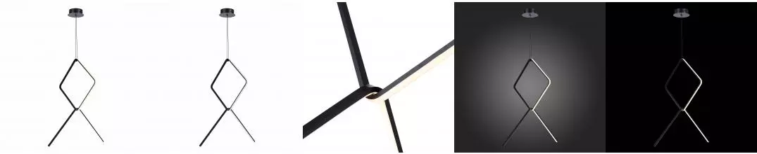 SL6113.443.01 Светильник подвесной ST-Luce Черный LED 1*50W 3000K SL6113.443.01 Светильник подвесной ST-Luce Черный LED 1*50W 3000K