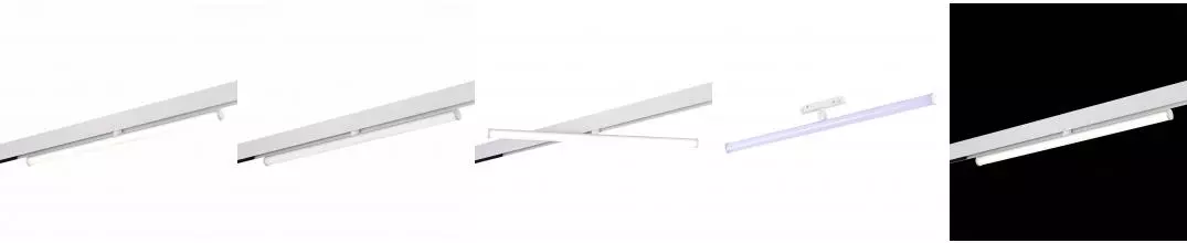 ST803.546.10 Магнитный трековый светильник Белый LED 1*10W 4000K 1 200Lm Ra>90 120° IP20 L604xW28xH8