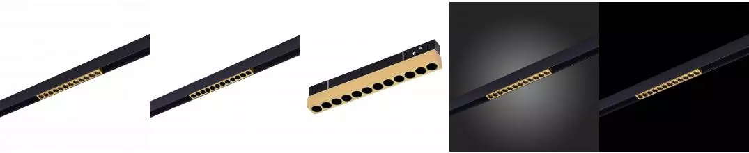 ST806.236.12 Магнитный трековый светильник Золотистый LED 1*12W 3000K 450Lm Ra>90 36° IP20 L220xW22x