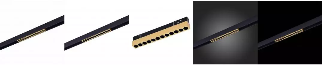 ST806.246.12 Магнитный трековый светильник Золотистый LED 1*12W 4000K 550Lm Ra>90 36° IP20 L220xW22x