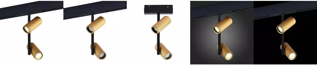 ST808.246.16 Магнитный трековый светильник Золотистый LED 1*16W 4000K 1 250Lm Ra>90 36° IP20 D45xH24