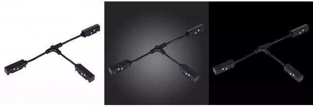 ST006.459.00 Коннектор питания T-образный для магнитного шинопровода ST-Luce Черный