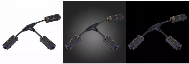 ST015.422.19 T- образный коннектор Skyline 220 ST-Luce Черный