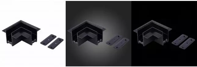 ST021.422.14 Угол-соединитель для встраиваемого  шинопровода Skyline 220 ST-Luce Черный