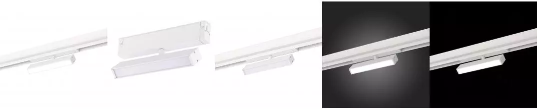 ST378.506.09 Светильник трек. SMART Белый LED 1*9W 2700K-6000K 810Lm Ra>90 120° IP20 L220xW25xH105 220V