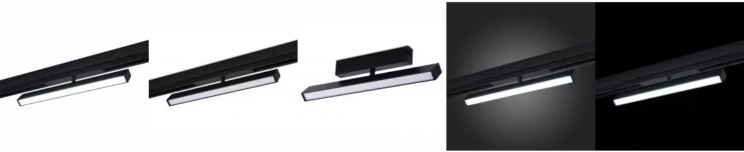 ST378.406.18 Светильник трек. SMART Черный LED 1*18W 2700K-6000K 1 620Lm Ra>90 120° IP20 L410xW25xH105 220