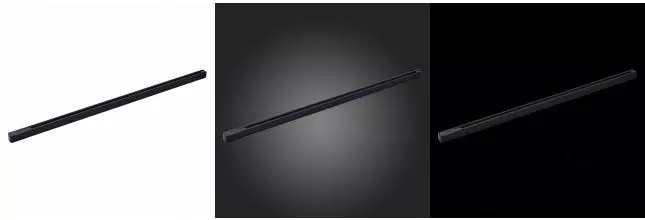 ST030.419.00 Шинопровод трехфазный накладной ST-Luce Черный Длина 1 000мм