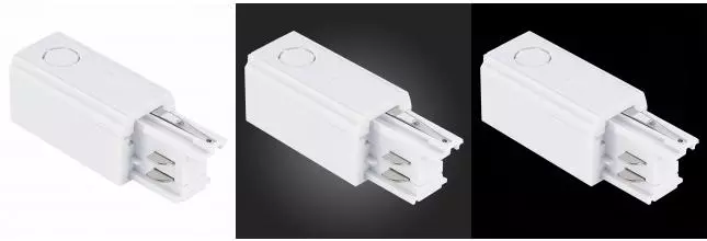 ST030.509.10R Правый Токоподвод для трехфазного шинопровода ST-Luce Белый