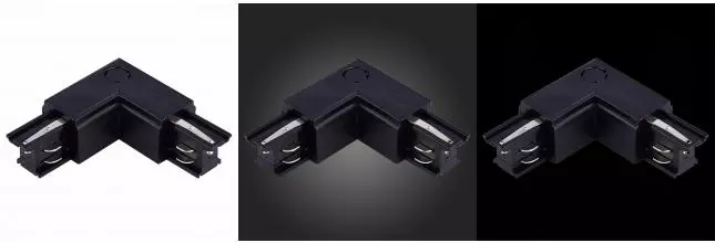 ST030.409.15R Угловой токоподвод правый для трехфазного шинопровода ST-Luce Черный